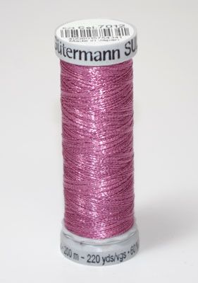 Gutermann Sulky Metallic Thread: Lavendar 7012