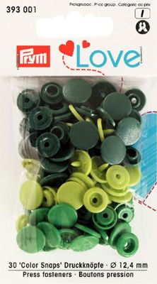 Prym Love Colour Snaps Green