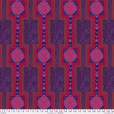 Anna Maria Horner Brave fabric: Labyrinth Ruby per 1/4 metre)