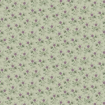 Vivienne fabric: Mint Posies