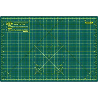 A3 Double Sided Rotary Cutting Mat Green/Green