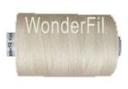 Konfetti Thread: 50wt 3 ply 100% Cotton. 1000m Spool Ivory