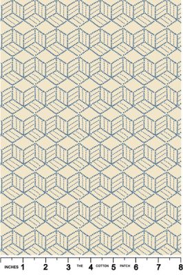 Hajime fabric: Hex Geo