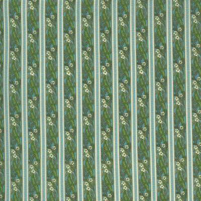 Flea Market Fresh Fabric: Handmade Stripes Aqua (per 1/4 metre)