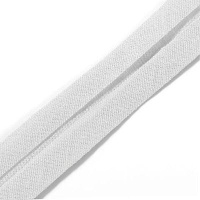 Bias Binding Cotton White 40mm