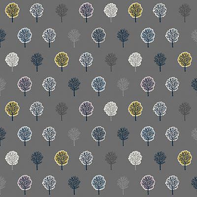 Heather and Sage fabric: Trees Grey (per 1/4 metre)