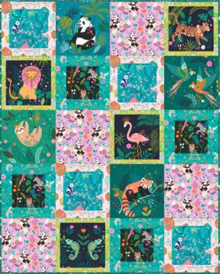 Jungle Blossom Fat Quarter Accent Bundle