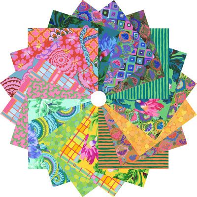 Kaffe Collective Spring 2024 10' Brights Patchwork Palette