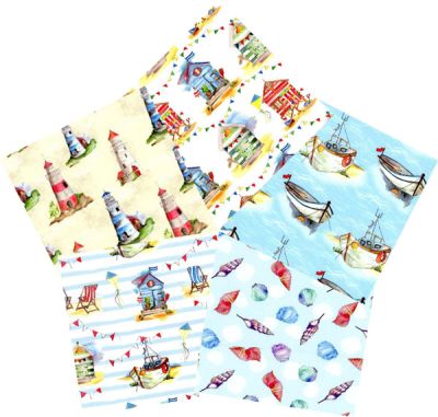 A Day by the Sea Fat Quarter Pack