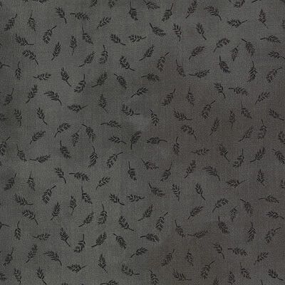 Botanicals fabric: Falling Leaves Graphite (per 1/4 metre)