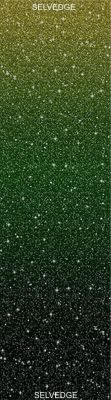 Celestials fabric: Glitz and Glam, Green Ombre