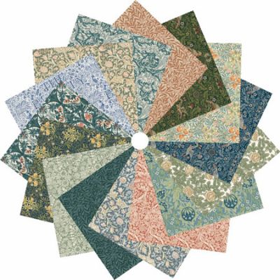 Emery Walker's House Fabric 10" Patchwork Palette