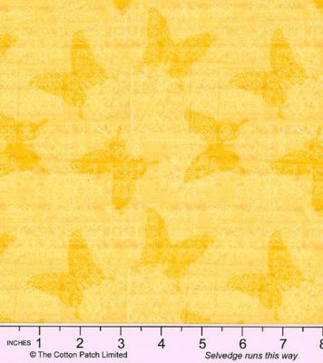 Quilters Coordinates fabric: Soliel, Yellow