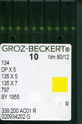 GrozBeckert Needles Size 80 (12)