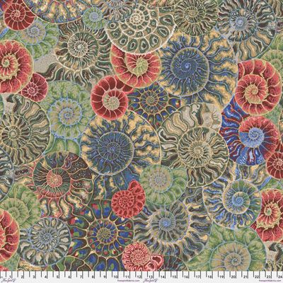 Kaffe Fassett Collective Ammonites fabric Neutral