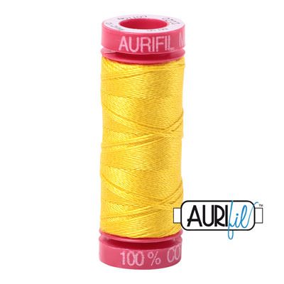 Aurifil 12 Cotton Thread 2120 Canary