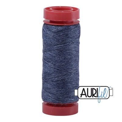 Aurifil Wool Thread 8780 Blue Melange