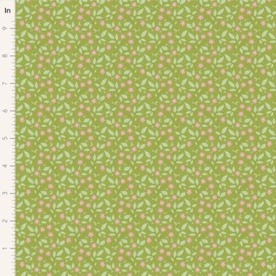 Tilda Sunday Brunch Tipsy Blenders fabric: Tipsy Green