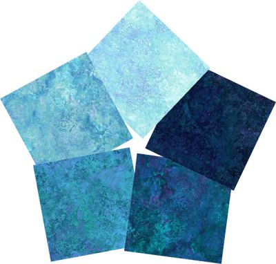 Stonehenge Gradations fabric: Midnight Fat Quarter Bundle