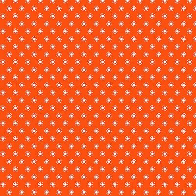 Colour Fun Gradients: Mini Sun Bursts Orange (per 1/4 metre)