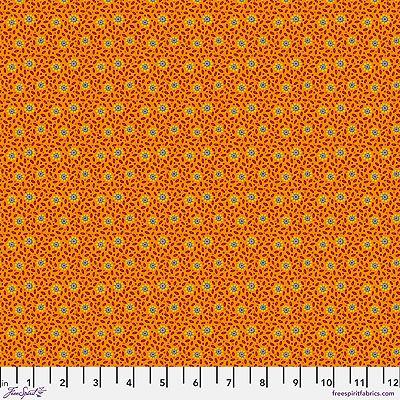 Tropicalism Fabric: Papaya Orange (per 1/4 metre)