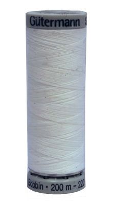 Gutermann Sulky Bobbinfill White 200m