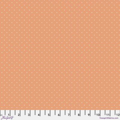 Tula Pink True Colours fabric: Tiny Dots Peachy