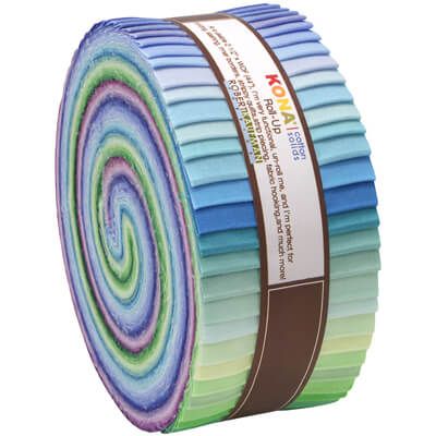 Robert Kaufman Kona Sunset Palette 21/2' RollUp