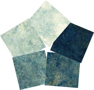 Stonehenge Gradations fabric: Blue Planet Fat Quarter Bundle