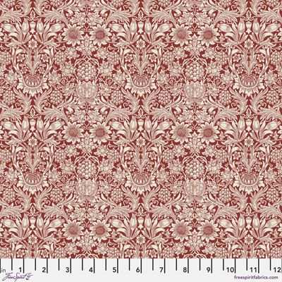 William Morris Emery Walker Fabric: Sunflower Berry