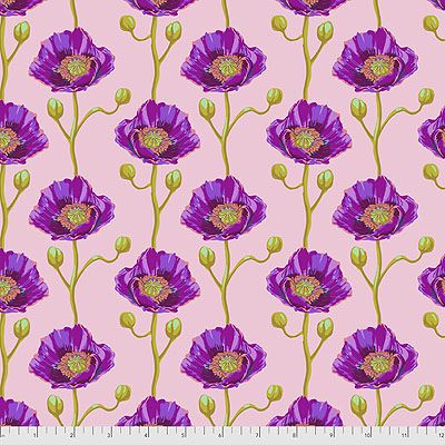 Bright Eyes Fabric: Cheering Section Blush (per 1/4 metre)