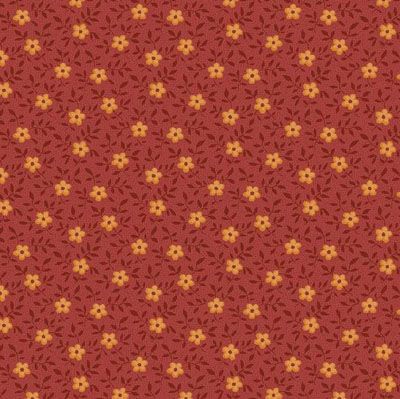 Rainbow Sampler fabric: Floral Vine Burgundy (per 1/4 metre)