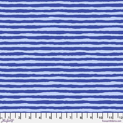 Kaffe Fassett Collective: Comb Stripe Blue (per 1/4 metre)