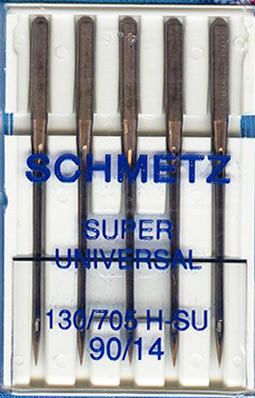 Schmetz Super Universal Non Stick Sewing Machine Needles Size 90/14