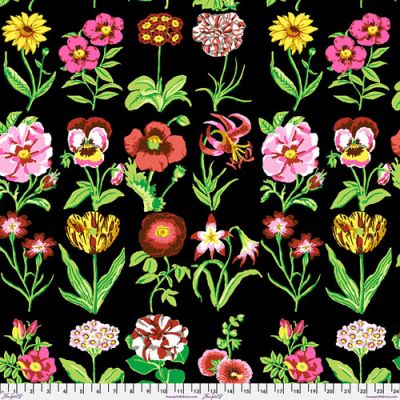 Kaffe Fassett Collective Flower Studies Fabric, Black