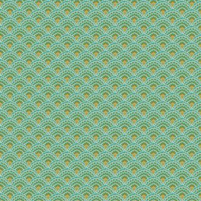 Luxe fabric: Scallop Green (per 1/4 metre)