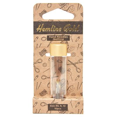 Hemline Gold Quilting Hand Sewing Needles