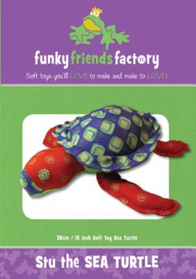 Funky Friends Factory: Stu the Sea Turtle Soft Toy Pattern