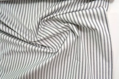 Navy Stripe Ticking (44/45') (per 1/4 metre)