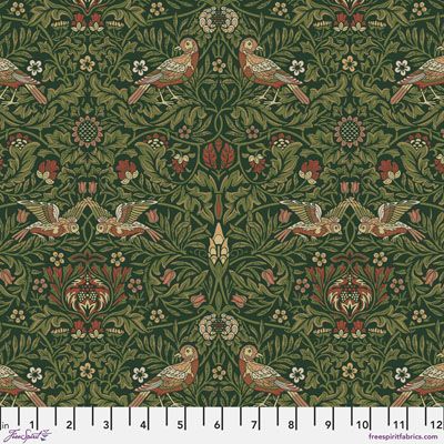 Emery Walker's House Fabric: Bird Tapestry Tump