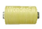 Konfetti Thread: 50wt 3 ply 100% Cotton. 1000m Spool Yellow