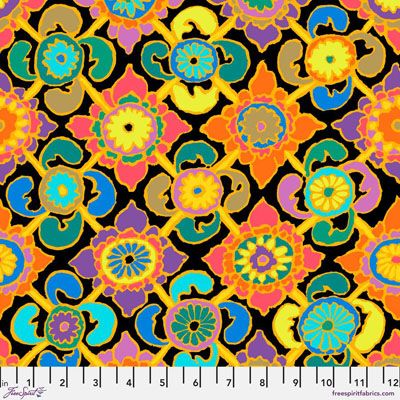 Kaffe Fassett Fabric Tudor Multi (per 1/4 metre)