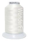 InvisaFil Thread: 100wt 2 ply Polyester 2500m Spool Off White