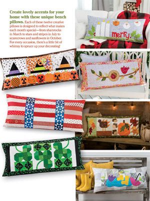 Bench Pillows for all Seasons