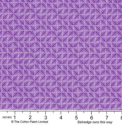 Whimsy Fabric: Facets, Purple