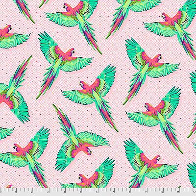 Tula Pink Daydreamer fabric: Macaw Ya Later Dragonfruit (per 1/4 metre)