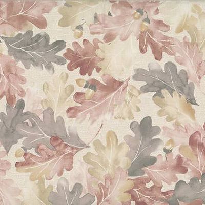 Lecien Centenery fabrics: Leaves Rust (per 1/4 metre)