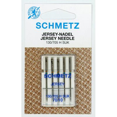 Schmetz Jersey/Ball Point Sewing Machine Needles Size 70/10