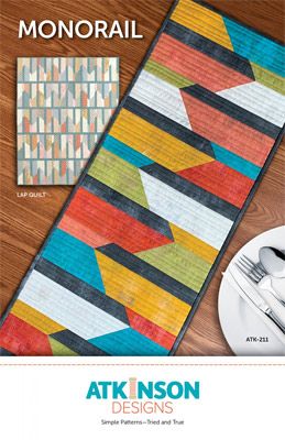 Monorail Table Runner and Quilt Pattern