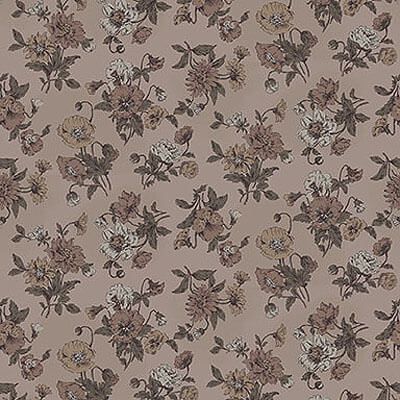 Nature's Harmony Fabric: Gentle Flowers Mauve (per 1/4 metre)